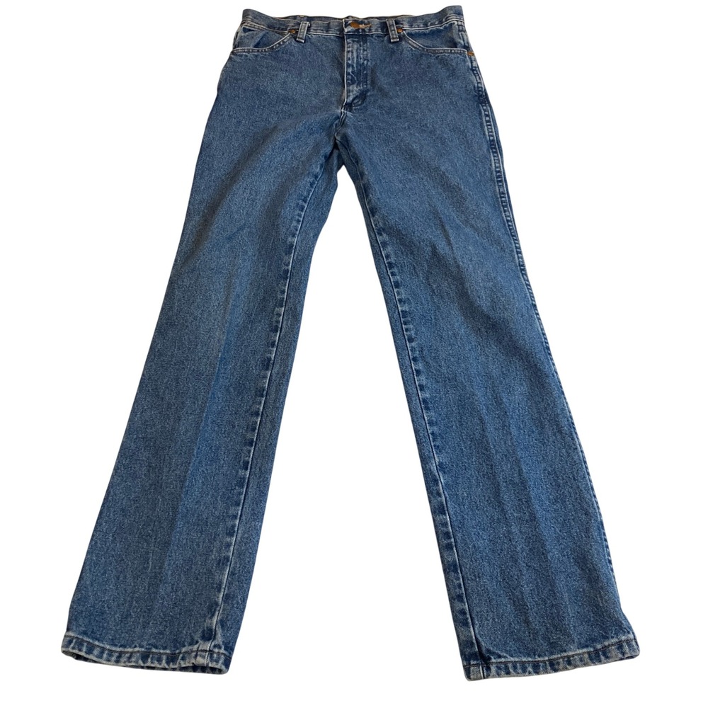 Wrangler Cowboy Cut Jeans Men 31x34 (Fit 30x32) 936GBK Slim Fit Western Rodeo